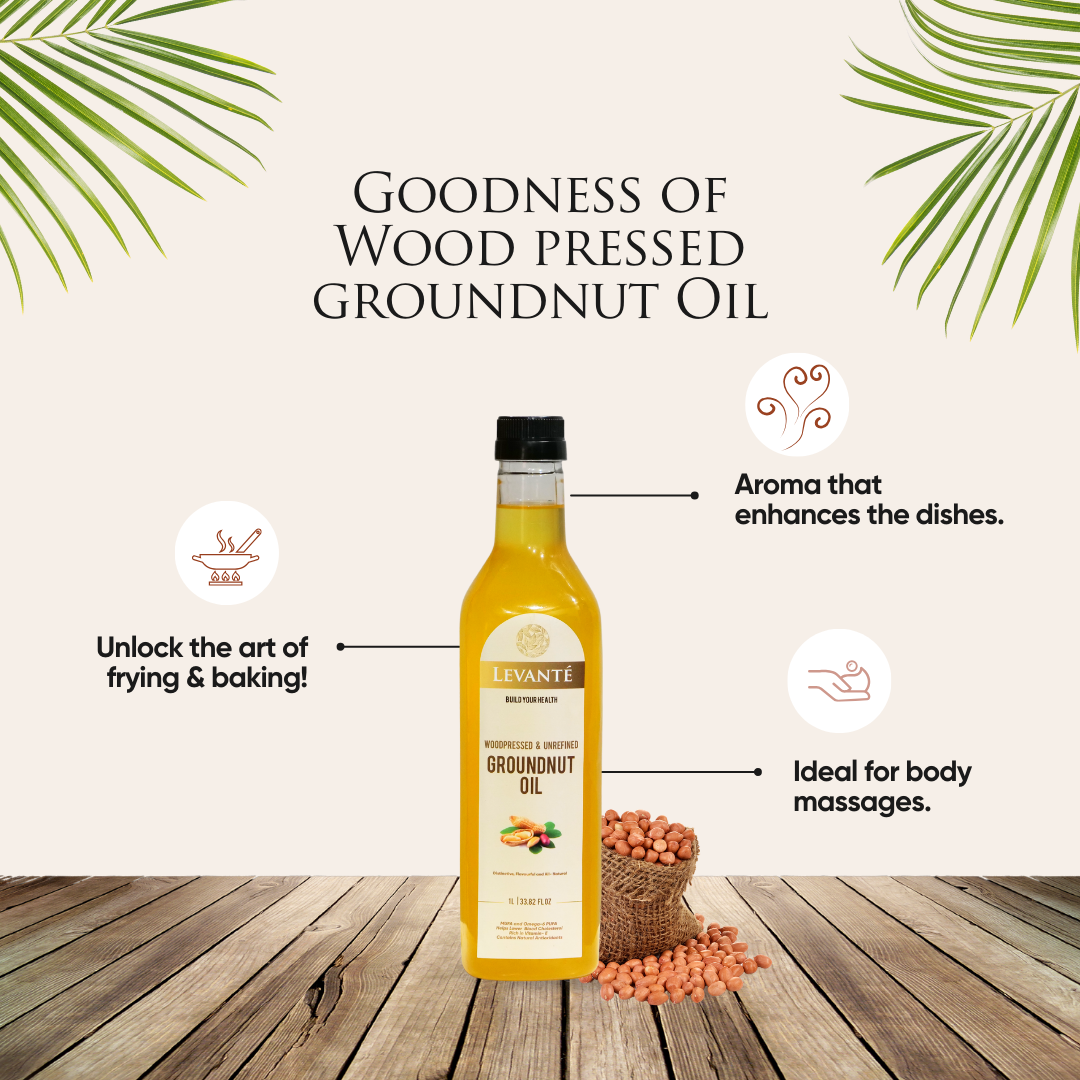 Levanté Wood Pressed Groundnut Oil
