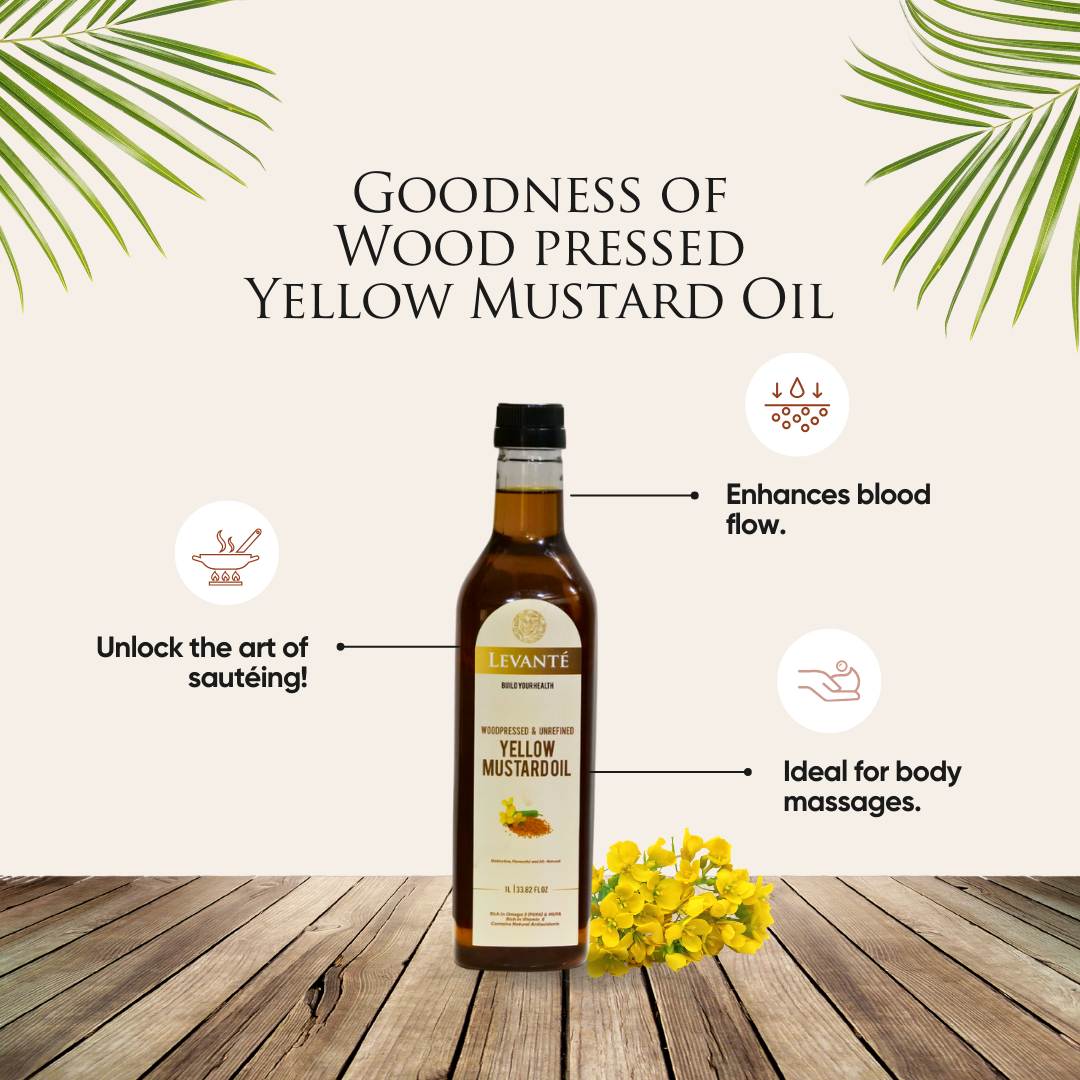 Levanté Wood Pressed Yellow Mustard Oil