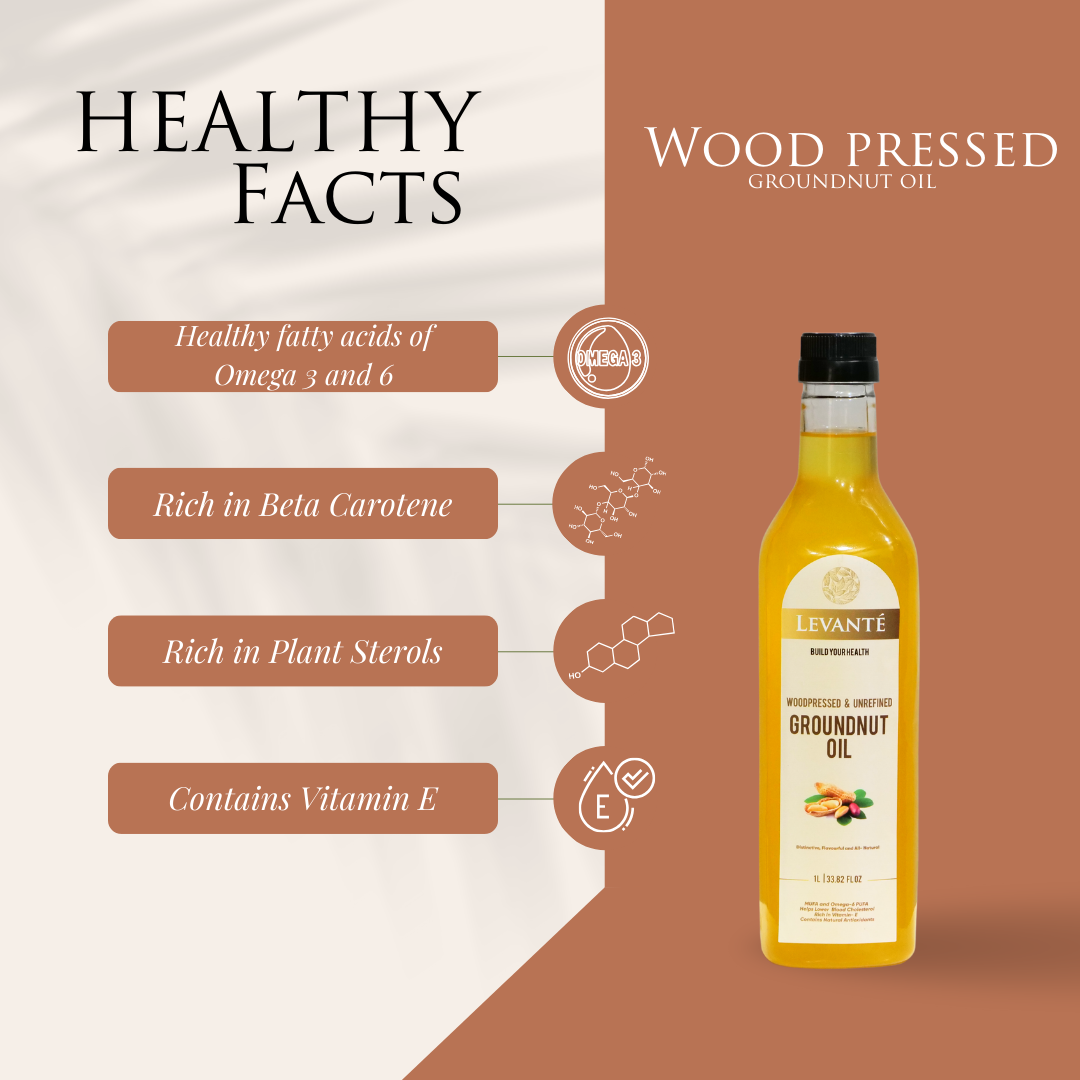 Levanté Wood Pressed Groundnut Oil