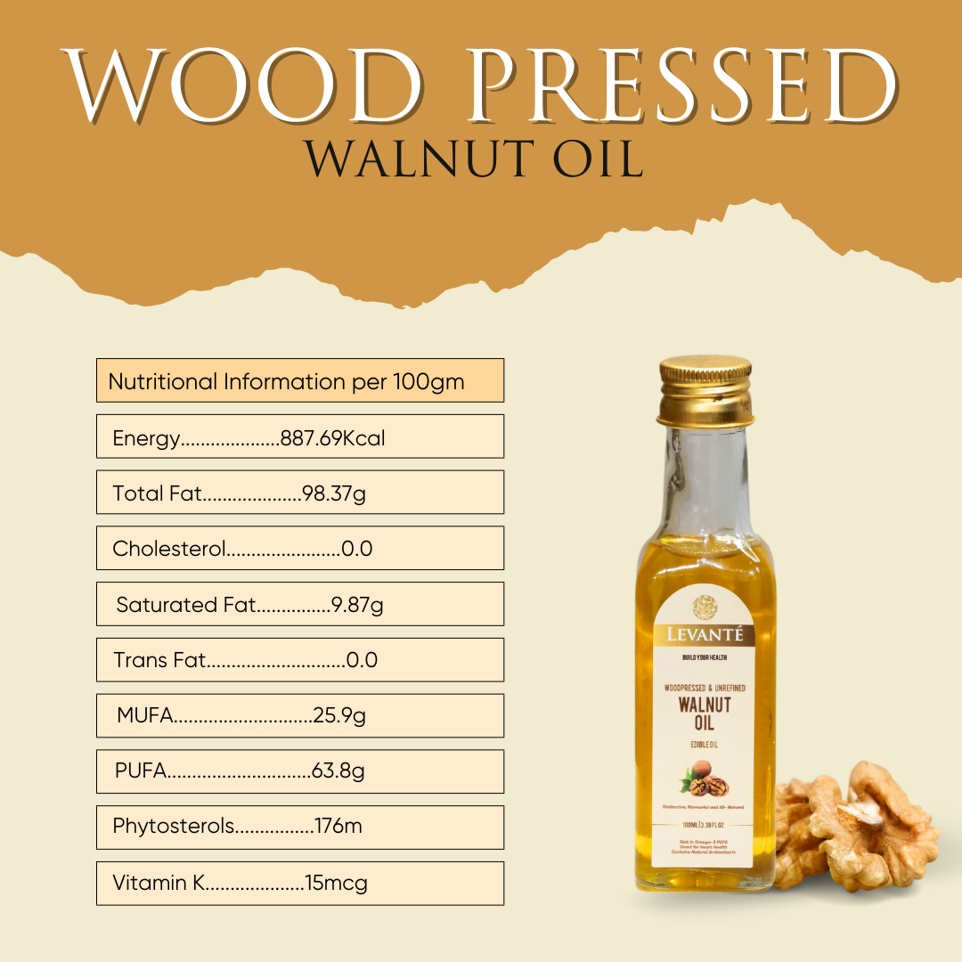 Levanté Wood Pressed Walnut Oil