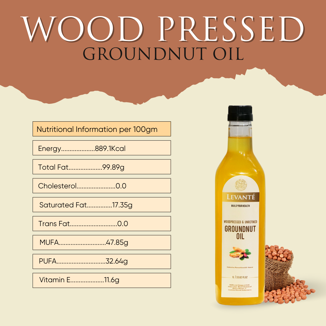 Levanté Wood Pressed Groundnut Oil