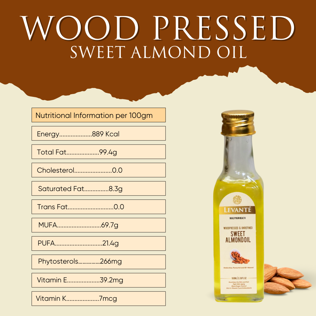 Levanté Wood Pressed Almond Oil