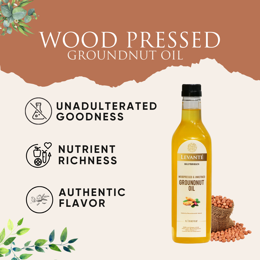 Levanté Wood Pressed Groundnut Oil