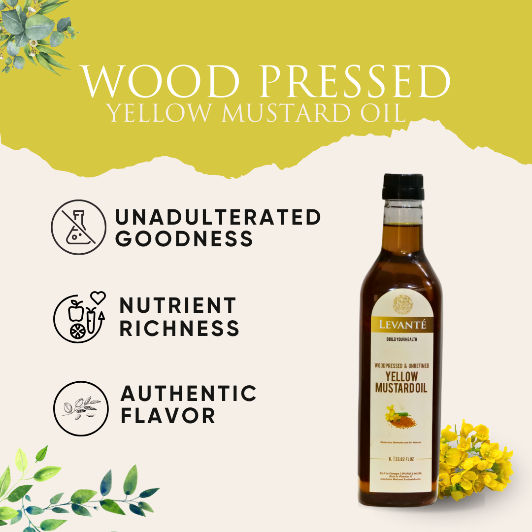 Levanté Wood Pressed Yellow Mustard Oil
