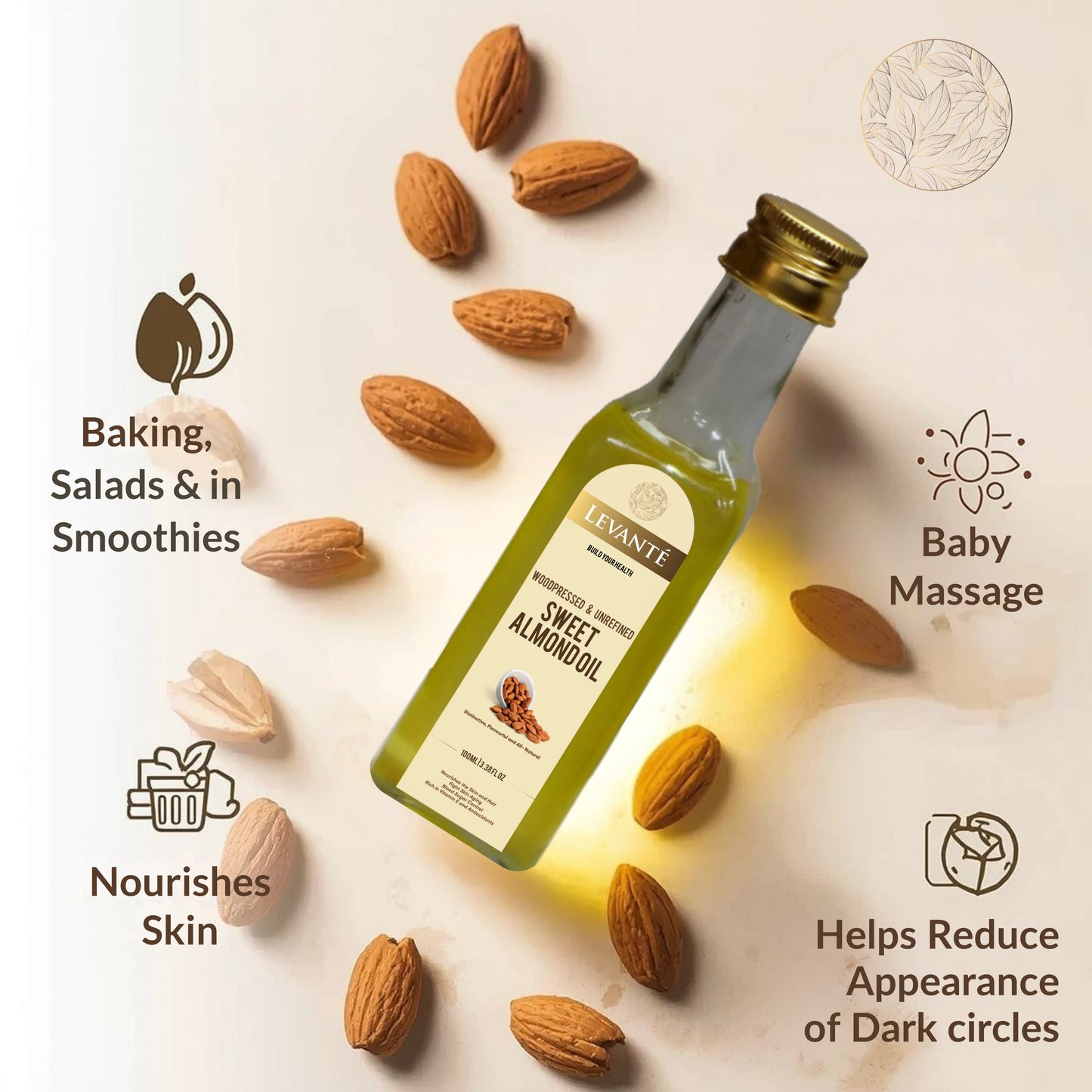 Wood Pressed Almond Oil