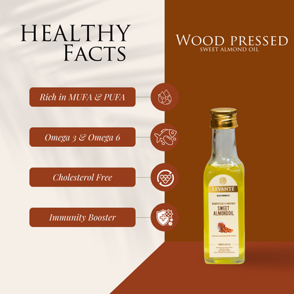 Wood Pressed Black Mustard Oil & Sweet Almond Oil Combo