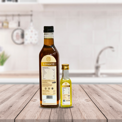 Wood Pressed Yellow Mustard Oil & Sweet Almond Oil Combo