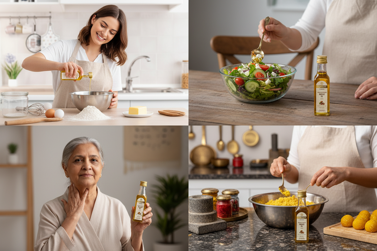 do not show bottle on a table in the images on Left hand side